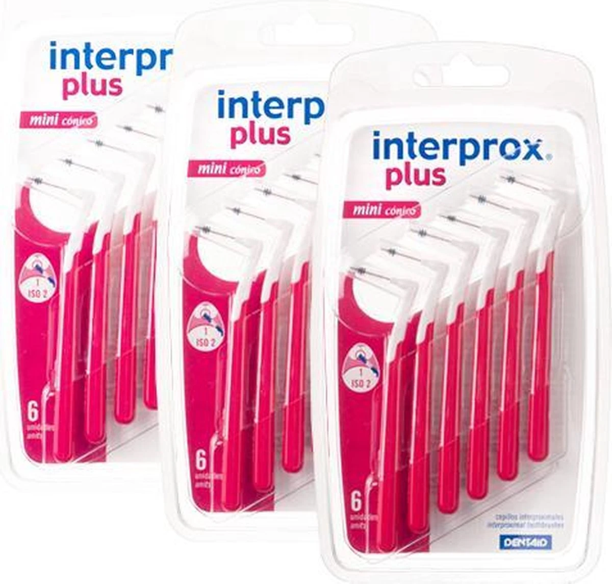 Interprox Plus Mini Conical Tandenstokers - 2 Tot 4 Mm - 3 X 6 Stuks 4 Interprox Plus Mini Conical Tandenstokers - 2 Tot 4 Mm - 3 X 6 Stuks - Afbeelding 2