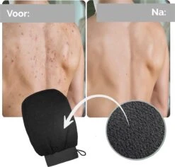 Sensu Scrub Handschoen - 3 Stuks - Zwart - Washand Exfoliating Glove - Kessa Hammam Washandje -Winkel Voor Persoonlijke Verzorging 1200x1147 3