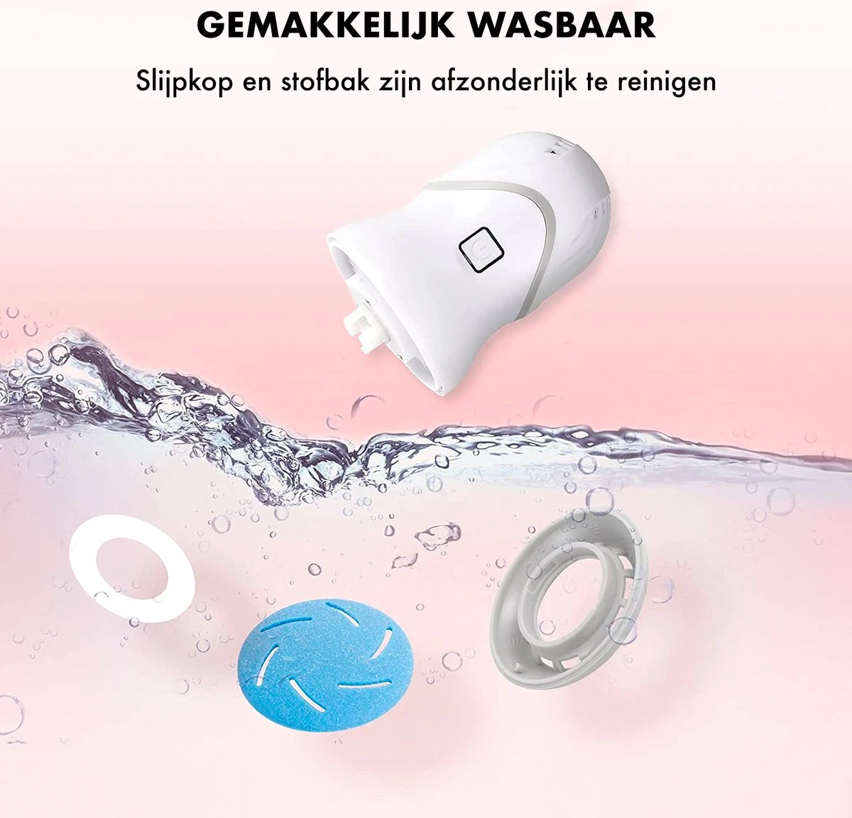 DynaBright Elektrische Eeltverwijderaar Met Stofzuigsysteem - Inc. 3 Vlijlschijven - 2 Standen - Voetvijl - Eeltvijl - Eelt Verwijderaar -USB Oplaadbaar - Geïntegreerde Zuigfunctie 7 DynaBright Elektrische Eeltverwijderaar Met Stofzuigsysteem - Inc. 3 Vlijlschijven - 2 Standen - Voetvijl - Eeltvijl - Eelt Verwijderaar -USB Oplaadbaar - Geïntegreerde Zuigfunctie - Afbeelding 5