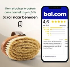 100% Vegan Lichaamsborstel Met Lange Afneembare Steel - Rugborstel/Badborstel/Doucheborstel - Dry Brushing Huidborstel - Droogborstel - Douche -Winkel Voor Persoonlijke Verzorging 1200x1152 6