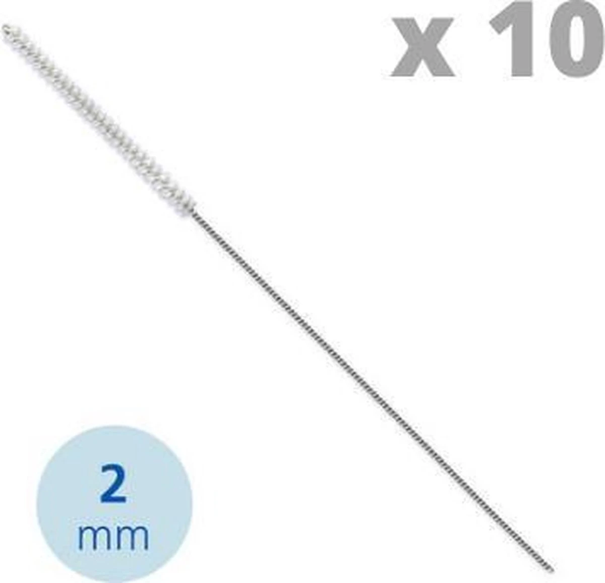 Lactona Interdentaal Ragers - XXX-Small 2mm - Zilver - 2 Gripzak X 5 Stuks - Voordeelpakket 3 Lactona Interdentaal Ragers - XXX-Small 2mm - Zilver - 2 Gripzak X 5 Stuks - Voordeelpakket