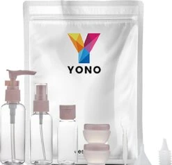 YONO Reisflesjes Set - Navulbare Reisflacons In Verschillende Maten Met Toilettas - Spray Flesjes En Cosmetica Potjes Voor Handbagage Vliegtuig -Winkel Voor Persoonlijke Verzorging 1200x1157 10