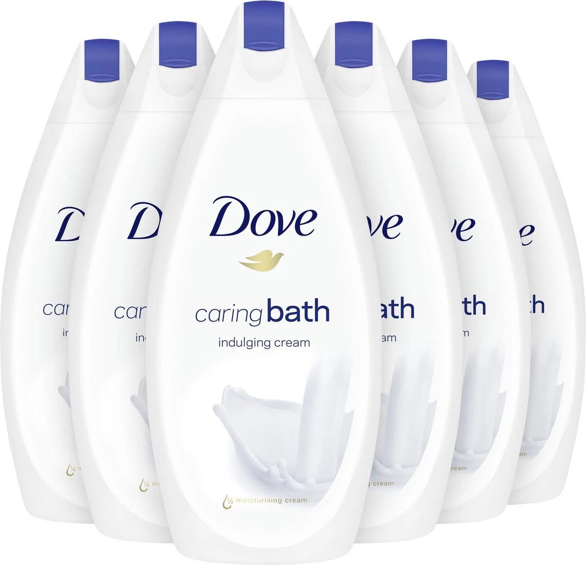 Dove Caring Bath Indulging Cream Badcrème - 6 X 450 Ml - Voordeelverpakking 4 Dove Caring Bath Indulging Cream Badcrème - 6 X 450 Ml - Voordeelverpakking - Afbeelding 2