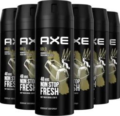 Axe Gold Bodyspray Deodorant - 6 X 150 Ml - Voordeelverpakking 11 Axe Gold Bodyspray Deodorant - 6 X 150 Ml - Voordeelverpakking -Winkel Voor Persoonlijke Verzorging 1200x1159 2