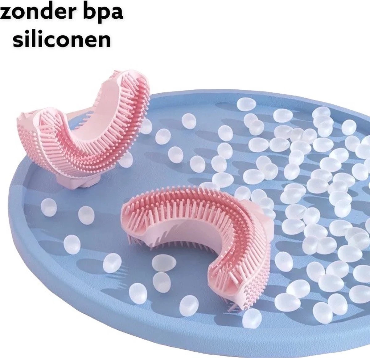 Medies - 360° U-vormige Kindertandenborstel Regenboog Roze | Baby Tandenborstel | Kindertandenborstel | Peuter Tandenborstel | U-vorm - Siliconen - Bpa Free - 2 Tot 7 Jaar 6 Medies - 360° U-vormige Kindertandenborstel Regenboog Roze | Baby Tandenborstel | Kindertandenborstel | Peuter Tandenborstel | U-vorm - Siliconen - Bpa Free - 2 Tot 7 Jaar - Afbeelding 4