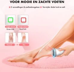 DynaBright Elektrische Eeltverwijderaar Met Stofzuigsysteem - Inc. 3 Vlijlschijven - 2 Standen - Voetvijl - Eeltvijl - Eelt Verwijderaar -USB Oplaadbaar - Geïntegreerde Zuigfunctie 13 DynaBright Elektrische Eeltverwijderaar Met Stofzuigsysteem - Inc. 3 Vlijlschijven - 2 Standen - Voetvijl - Eeltvijl - Eelt Verwijderaar -USB Oplaadbaar - Geïntegreerde Zuigfunctie -Winkel Voor Persoonlijke Verzorging 1200x1163 10