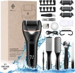 Elektrische Eeltverwijderaar INCL. Mani En Pedicure Set - Voetvijl - Eeltvijl - Eelt Verwijderaar -Oplaadbaar