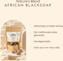 Nature's Blend African Black Soap - Zeep Puur - Biologisch - 100 Gram -Winkel Voor Persoonlijke Verzorging 1200x1168 6