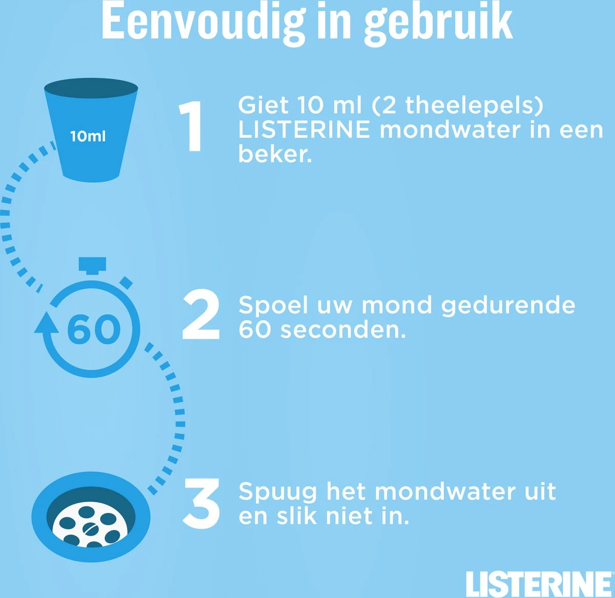 LISTERINE Advanced White Milde Smaak, Mondspoeling, Verwijdert Sterke Verkleuring Voor Wittere Tanden In Slechts 1 Week, 3x 500 Ml 11 LISTERINE Advanced White Milde Smaak, Mondspoeling, Verwijdert Sterke Verkleuring Voor Wittere Tanden In Slechts 1 Week, 3x 500 Ml - Afbeelding 9