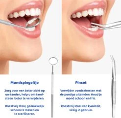 ExCorn Elektrische Tandsteen Verwijderaar - Inclusief 6-delig Tandartsset - 3 Standen - Elektrisch Tandplak Verwijderen - Tanden Polijsten -Winkel Voor Persoonlijke Verzorging 1200x1171 2
