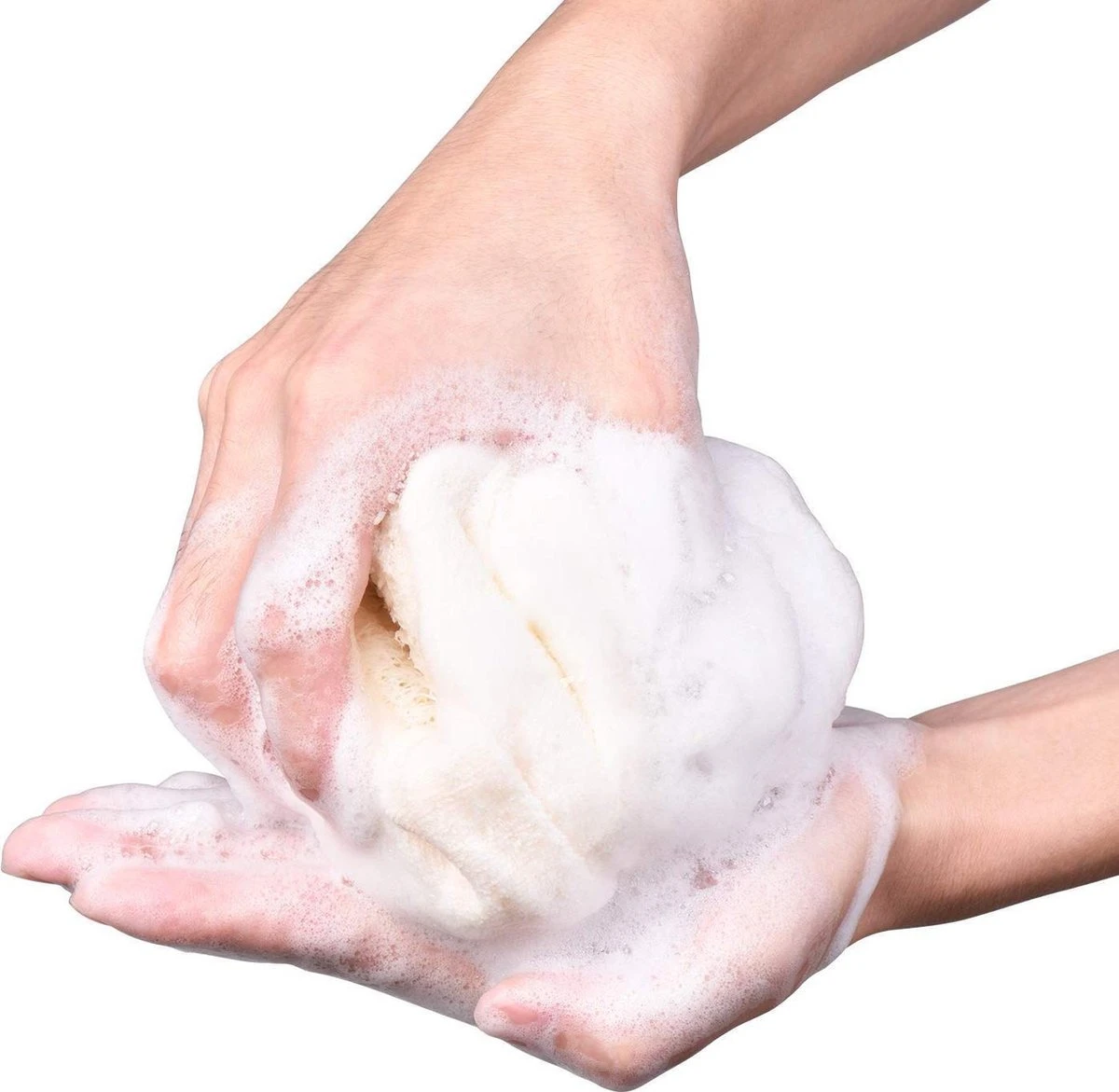 Merkloos Luxe Katoen En Loofah Naturel Douche Spons - Scrub - Massage - 100% Duurzaam - Badspons - Eco 12 Merkloos Luxe Katoen En Loofah Naturel Douche Spons - Scrub - Massage - 100% Duurzaam - Badspons - Eco - Afbeelding 10