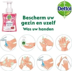 Dettol - Handzeep - Zachte Mousse - Antibacterieel - Roos & Kersenbloesem - 6 X 250 Ml -Winkel Voor Persoonlijke Verzorging 1200x1180 15