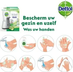 Dettol - Handzeep - Automatische Zeepdispenser - No Touch - Met Navulling Hydraterende Aloë Vera 250ml - Antibacterieel -Winkel Voor Persoonlijke Verzorging 1200x1180 16