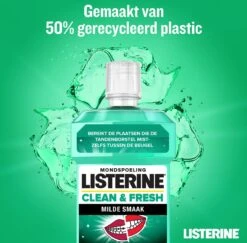 LISTERINE Clean & Fresh, Mondwater Met Essentiële Oliën En Fluoride, Zonder Alcohol, Bereikt De Plaatsen Die De Tandenborstel Mist – Zelfs Tussen De Beugel, 3 X 500 Ml 21 LISTERINE Clean & Fresh, Mondwater Met Essentiële Oliën En Fluoride, Zonder Alcohol, Bereikt De Plaatsen Die De Tandenborstel Mist – Zelfs Tussen De Beugel, 3 X 500 Ml -Winkel Voor Persoonlijke Verzorging 1200x1180 4