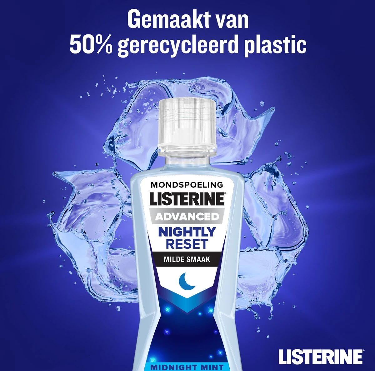 LISTERINE Nightly Reset Milde Smaak, Mondspoeling Met RAPID-FUSHION -technologie Voor Gebruik Tijdens De Nacht, Hermineraliseert Het Tandglazuur, 3 X 400 Ml 10 LISTERINE Nightly Reset Milde Smaak, Mondspoeling Met RAPID-FUSHION -technologie Voor Gebruik Tijdens De Nacht, Hermineraliseert Het Tandglazuur, 3 X 400 Ml - Afbeelding 8
