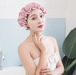 Hazlö Luxe Douchemuts - Douchekapje - Showercap - Donkerroze -Winkel Voor Persoonlijke Verzorging 1200x1187 4