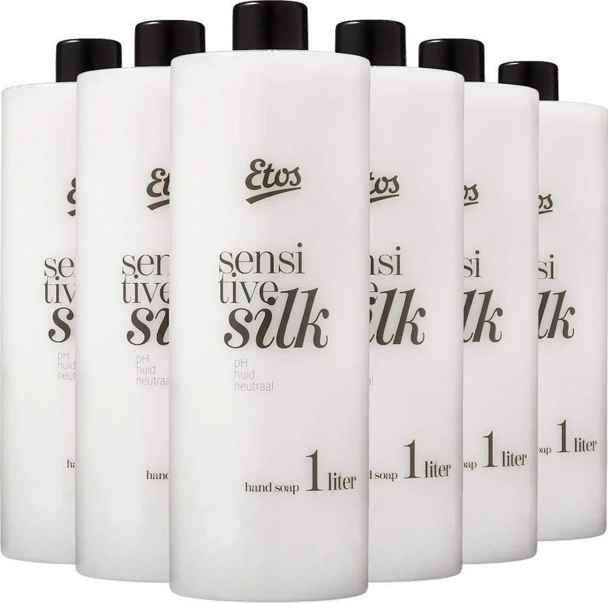 Etos Handzeep Sensitive Silk - Navulling - 6x1L - Voordeelverpakking 3 Etos Handzeep Sensitive Silk - Navulling - 6x1L - Voordeelverpakking