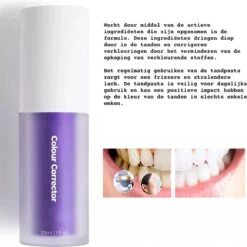 Tandpasta V34 Colour Corrector - Paarse Tandpasta - Tandenblekers - Hismile -Winkel Voor Persoonlijke Verzorging 1200x1198 10