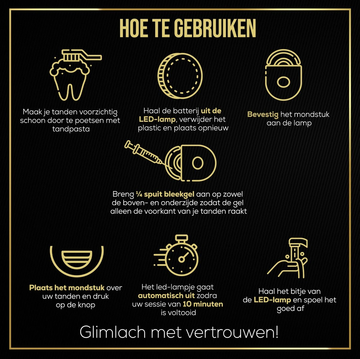 The Million Dollar Smile® Tandenbleekset Geschikt Voor Gevoelige Tanden - Zonder Peroxide (0%) - Wittere Tanden - 100% Natuurlijk - Tanden Bleken - Tandenblekers - Teeth Whitening Kit - Geen Gevoelige Tanden 5 The Million Dollar Smile® Tandenbleekset Geschikt Voor Gevoelige Tanden - Zonder Peroxide (0%) - Wittere Tanden - 100% Natuurlijk - Tanden Bleken - Tandenblekers - Teeth Whitening Kit - Geen Gevoelige Tanden - Afbeelding 3