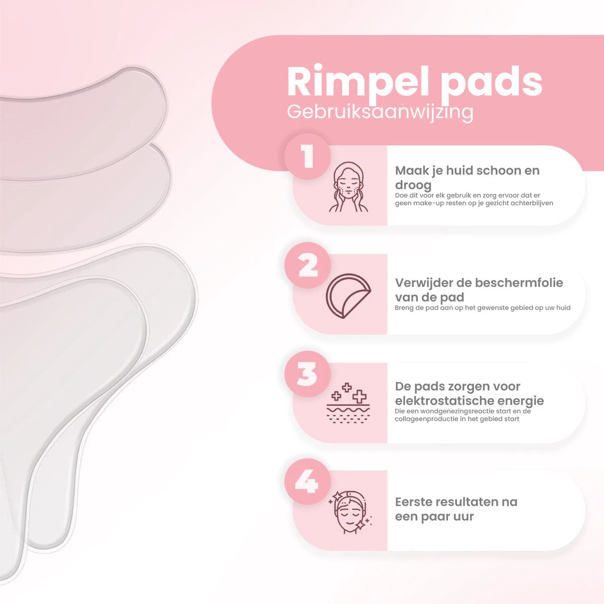 Anti Rimpel Pads - 11 Stuks - Tegen Rimpels En Fijne Lijntjes - Huidverstrakking - Huidverjonging - Anti Aging - Huidverzorging - Huidherstellende Patches - Collageen Eye Patches - Beauty Pads - Collageen Pads 7 Anti Rimpel Pads - 11 Stuks - Tegen Rimpels En Fijne Lijntjes - Huidverstrakking - Huidverjonging - Anti Aging - Huidverzorging - Huidherstellende Patches - Collageen Eye Patches - Beauty Pads - Collageen Pads - Afbeelding 5