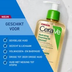 CeraVe - Hydrating Foaming Oil Cleanser - Voor Normale Tot Droge Huid - 473ml -Winkel Voor Persoonlijke Verzorging 1200x1200 1059