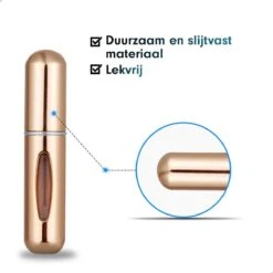 Merkloos Mini Parfum Flesje - Goud - Lipstick Formaat - Navulbare Parfum Verstuiver -Winkel Voor Persoonlijke Verzorging 1200x1200 1165