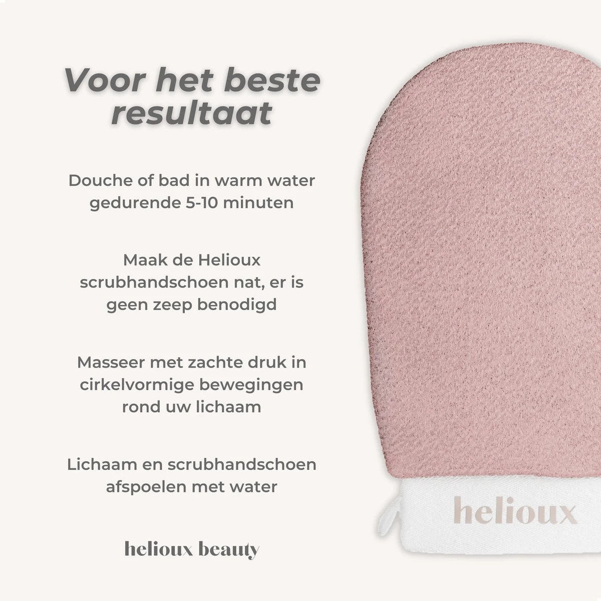 Helioux® Exfoliating Glove - Scrub Handschoen Washand - Voor Lichaam & Gezicht - Verwijderen Van Dode Huidcellen Of Zelfbruiner - Roze - Pink 6 Helioux® Exfoliating Glove - Scrub Handschoen Washand - Voor Lichaam & Gezicht - Verwijderen Van Dode Huidcellen Of Zelfbruiner - Roze - Pink - Afbeelding 4