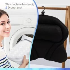 TIGIOO Luxe Home Spa Badkussen Small - Zwart Kussen Voor In Bad - Met 6 Zuignappen - Extra Comfort -Winkel Voor Persoonlijke Verzorging 1200x1200 1206