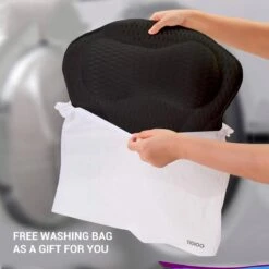 TIGIOO Luxe Home Spa Badkussen Small - Zwart Kussen Voor In Bad - Met 6 Zuignappen - Extra Comfort -Winkel Voor Persoonlijke Verzorging 1200x1200 1207