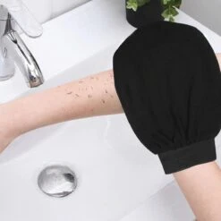 Sensu Scrub Handschoen - 3 Stuks - Zwart - Washand Exfoliating Glove - Kessa Hammam Washandje -Winkel Voor Persoonlijke Verzorging 1200x1200 1212