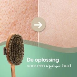 100% Natuurlijke Lichaamsborstel Met Lange Afneembare Steel - Rugborstel Badborstel Doucheborstel - Dry Brushing Huidborstel - Droogborstel - Douche -Winkel Voor Persoonlijke Verzorging 1200x1200 1227