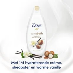 Dove Caring Bath Sheaboter & Vanille Badcrème - 6 X 450 Ml - Voordeelverpakking -Winkel Voor Persoonlijke Verzorging 1200x1200 1304