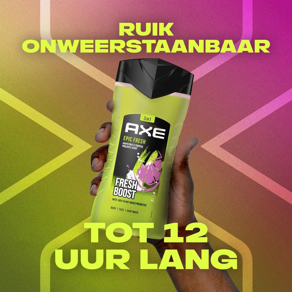 Axe 3-in-1 Douchegel - Epic Fresh - 6 X 250 Ml 5 Axe 3-in-1 Douchegel - Epic Fresh - 6 X 250 Ml - Afbeelding 3