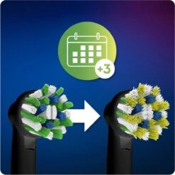 Oral B Oral-B CrossAction - Met CleanMaximiser-technologie - Opzetborstels - Zwart - 10 Stuks -Winkel Voor Persoonlijke Verzorging 1200x1200 14