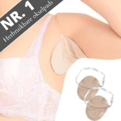 Merkloos Herbruikbare Okselpads Tegen Zweetplekken En Vervelende Geurtjes - Okselpads Voor Dames - Okselpads Voor Heren - Lichaamsverzorging - Anti Zweet Shirt Dames