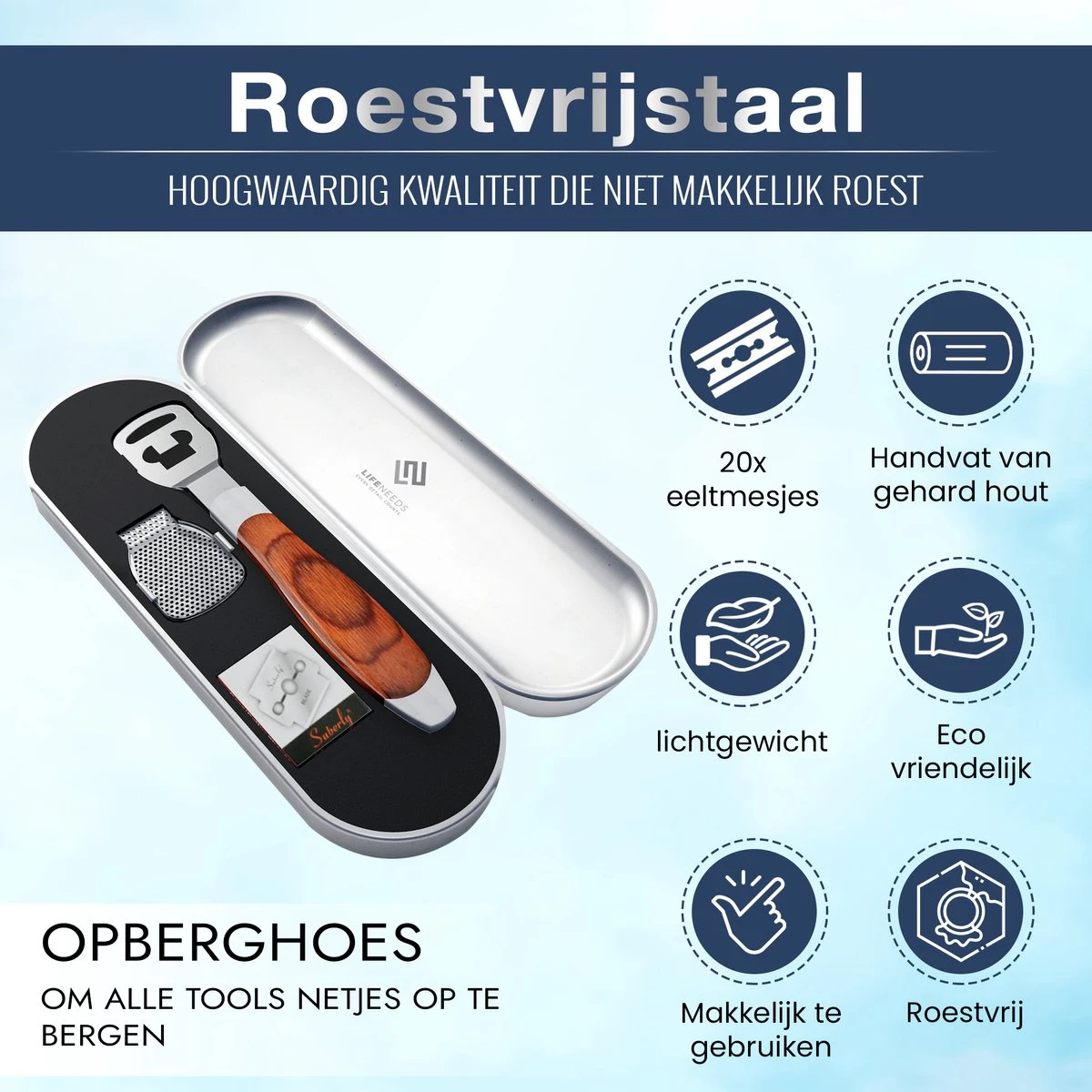 Pedicureset Professioneel - Pedicure Eeltmesjes - Eelt Verwijderaar Pedicure Set - Eeltverwijderaar Voetvijl - Eeltschraper - Eeltschaaf - Eeltrasp 12 Pedicureset Professioneel - Pedicure Eeltmesjes - Eelt Verwijderaar Pedicure Set - Eeltverwijderaar Voetvijl - Eeltschraper - Eeltschaaf - Eeltrasp - Afbeelding 10