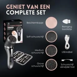 Beeperfect® Elektrische Eeltverwijderaar Met Stofzuigsysteem - Voetvijl - Eeltvijl - IPX7 Waterdicht - Gratis Pedicure Set - Zwart -Winkel Voor Persoonlijke Verzorging 1200x1200 1775