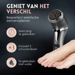 Beeperfect® Elektrische Eeltverwijderaar Met Stofzuigsysteem - Voetvijl - Eeltvijl - IPX7 Waterdicht - Gratis Pedicure Set - Zwart -Winkel Voor Persoonlijke Verzorging 1200x1200 1781