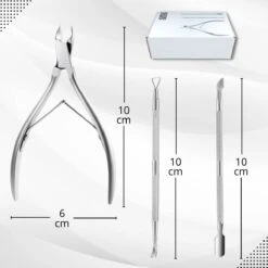 3 Delige Nagelriem Knipper Set - Cuticle Pusher Duwer Verwijderaar Trimmer Mesje - Bokkenpootje Nagels -Winkel Voor Persoonlijke Verzorging 1200x1200 1843