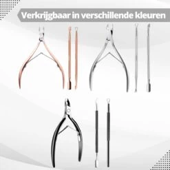 3 Delige Nagelriem Knipper Set - Cuticle Pusher Duwer Verwijderaar Trimmer Mesje - Bokkenpootje Nagels -Winkel Voor Persoonlijke Verzorging 1200x1200 1844