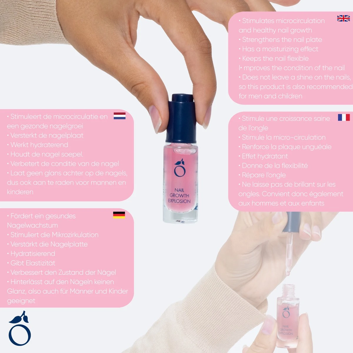 Herome Nagelserum Groeiserum Nail Growth Explosion - Rijk Aan Silicum, Hydrateert De Nagels - Stimuleert Gezonde Nagelgroei - 7ml. 5 Herome Nagelserum Groeiserum Nail Growth Explosion - Rijk Aan Silicum, Hydrateert De Nagels - Stimuleert Gezonde Nagelgroei - 7ml. - Afbeelding 3
