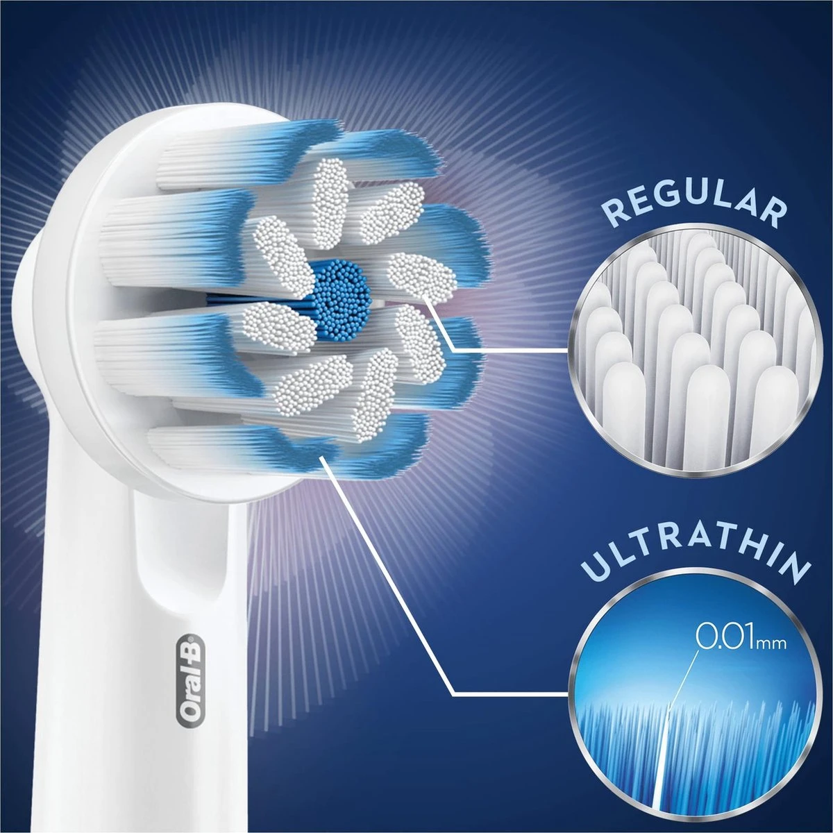 Oral B Oral-B Sensitive Clean - Met CleanMaximiser-technologie - Opzetborstels - 2 Stuks 8 Oral B Oral-B Sensitive Clean - Met CleanMaximiser-technologie - Opzetborstels - 2 Stuks - Afbeelding 6