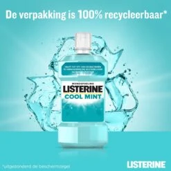 LISTERINE® Fresh Mint, Mondspoeling Met Essentiële Oliën Voor Een Langdurig Frisse Adem, 3x600ml -Winkel Voor Persoonlijke Verzorging 1200x1200 251