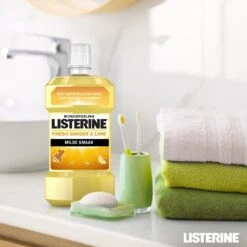 LISTERINE Fresh Ginger & Lime Mondwater, Met Gember- En Limoenextract, Mondspoeling Zonder Alcohol, Voor Een Frisse Adem, 3 X 500 Ml 19 LISTERINE Fresh Ginger & Lime Mondwater, Met Gember- En Limoenextract, Mondspoeling Zonder Alcohol, Voor Een Frisse Adem, 3 X 500 Ml -Winkel Voor Persoonlijke Verzorging 1200x1200 262