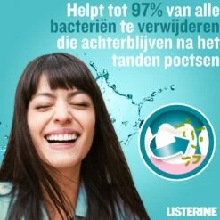 LISTERINE Cool Mint Milde Smaak, Mondspoeling Zonder Alcohol Met Etherische Oliën, Helpt Bacteriën Te Verwijderen En Zorgt Voor Een Langdurig Frisse Adem, 3 X 500 Ml 16 LISTERINE Cool Mint Milde Smaak, Mondspoeling Zonder Alcohol Met Etherische Oliën, Helpt Bacteriën Te Verwijderen En Zorgt Voor Een Langdurig Frisse Adem, 3 X 500 Ml -Winkel Voor Persoonlijke Verzorging 1200x1200 264