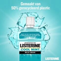 LISTERINE Cool Mint Milde Smaak, Mondspoeling Zonder Alcohol Met Etherische Oliën, Helpt Bacteriën Te Verwijderen En Zorgt Voor Een Langdurig Frisse Adem, 3 X 500 Ml 20 LISTERINE Cool Mint Milde Smaak, Mondspoeling Zonder Alcohol Met Etherische Oliën, Helpt Bacteriën Te Verwijderen En Zorgt Voor Een Langdurig Frisse Adem, 3 X 500 Ml -Winkel Voor Persoonlijke Verzorging 1200x1200 266