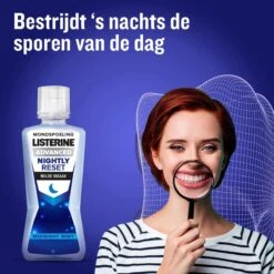 LISTERINE Nightly Reset Milde Smaak, Mondspoeling Met RAPID-FUSHION -technologie Voor Gebruik Tijdens De Nacht, Hermineraliseert Het Tandglazuur, 3 X 400 Ml 15 LISTERINE Nightly Reset Milde Smaak, Mondspoeling Met RAPID-FUSHION -technologie Voor Gebruik Tijdens De Nacht, Hermineraliseert Het Tandglazuur, 3 X 400 Ml -Winkel Voor Persoonlijke Verzorging 1200x1200 268