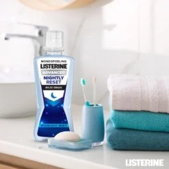 LISTERINE Nightly Reset Milde Smaak, Mondspoeling Met RAPID-FUSHION -technologie Voor Gebruik Tijdens De Nacht, Hermineraliseert Het Tandglazuur, 3 X 400 Ml 21 LISTERINE Nightly Reset Milde Smaak, Mondspoeling Met RAPID-FUSHION -technologie Voor Gebruik Tijdens De Nacht, Hermineraliseert Het Tandglazuur, 3 X 400 Ml -Winkel Voor Persoonlijke Verzorging 1200x1200 271