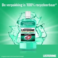 LISTERINE Clean & Fresh, Mondwater Met Essentiële Oliën En Fluoride, Zonder Alcohol, Bereikt De Plaatsen Die De Tandenborstel Mist – Zelfs Tussen De Beugel, 3 X 500 Ml 20 LISTERINE Clean & Fresh, Mondwater Met Essentiële Oliën En Fluoride, Zonder Alcohol, Bereikt De Plaatsen Die De Tandenborstel Mist – Zelfs Tussen De Beugel, 3 X 500 Ml -Winkel Voor Persoonlijke Verzorging 1200x1200 283