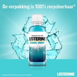 Listerine Cool Mint Mondwater, Mondspoeling Met Intens Frisse Muntsmaak, Bestrijdt Schadelijke Bacteriën Voor Gezond Tandvlees, 8 X 95 Ml -Winkel Voor Persoonlijke Verzorging 1200x1200 287